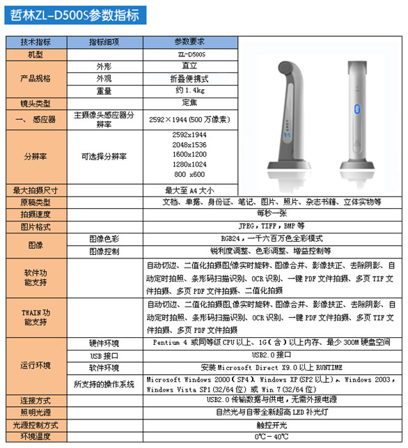 ZL-D500S參數(shù)